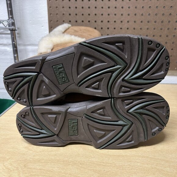 UGG Chestnut Sunburst Tall Suede Sheepskin Boots 5218 Women's 11 (Men's 10) - Picture 9 of 11